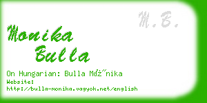 monika bulla business card